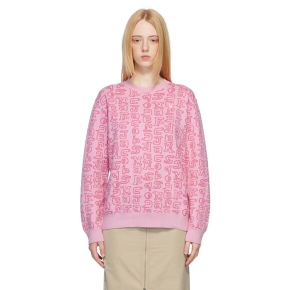 Marc Jacobs Pink Heaven By Marc Jacobs Scribblez Sweater XS - Picture 15 of 17